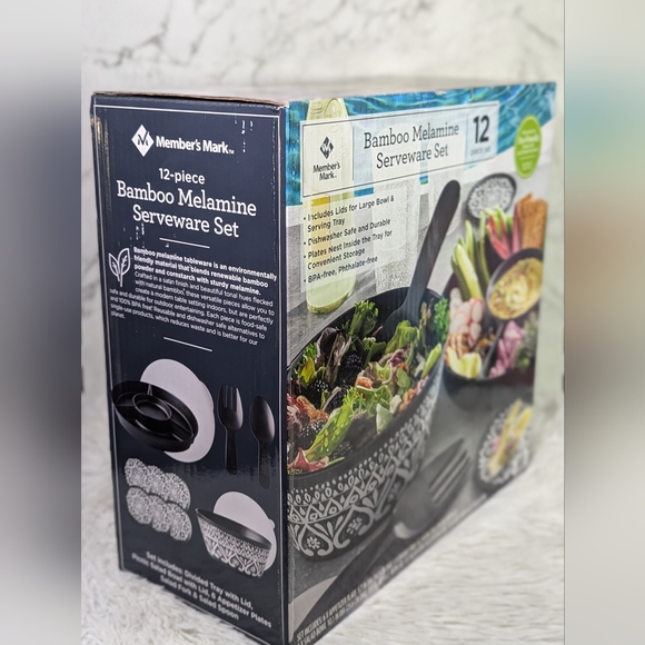 Members Mark 12-Piece Bamboo Serveware - Picture 8 of 8